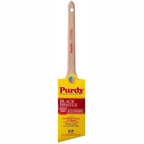 Purdy 2-1/2" Angle Sash Black China Bristle, Paint Brush, Wood Handle 144024025 - main